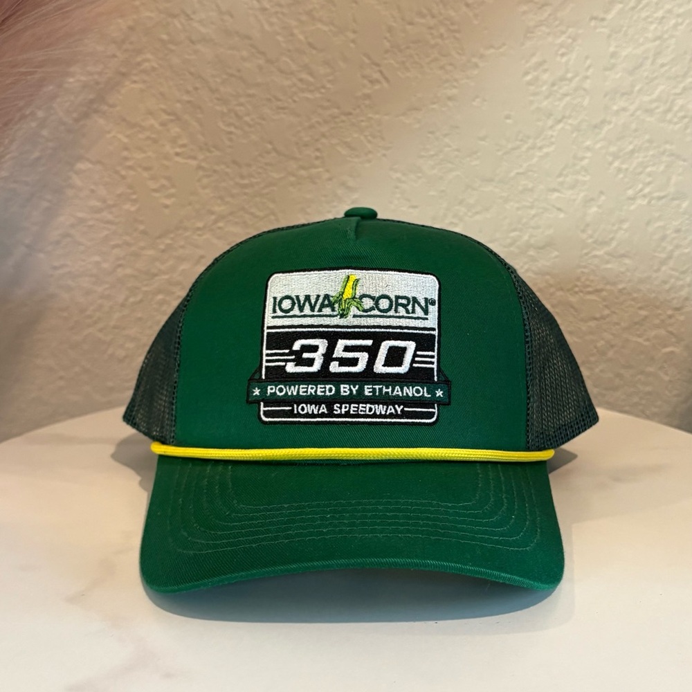 Green Iowa Corn 350 Trucker Hat NWT